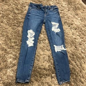 American eagle high rise jeggings/jeans ,size: women’s 4
